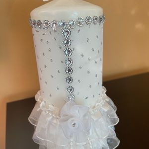 White candle wedding